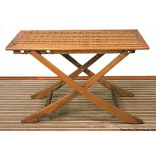 Osculati Foldable teak table 110x70 cm, 71.305.60