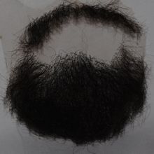 Борода средняя с усами темная