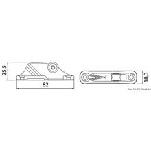 Osculati CLAMCLEATS CL 236, 56.236.00