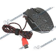 Оптическая мышь A4Tech "Bloody A7", 7кн.+скр., черно-красный, с рисунком (USB) (ret) [126604]