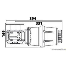 Osculati VX2 GO 12 V 700 W 8 mm, 02.593.08