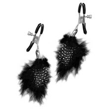 Pipedream Зажимы на соски FEATHER NIPPLE CLAMPS с украшением из перышек