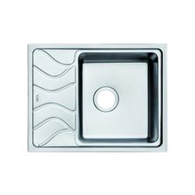 Мойка из нержавеющей стали прямоугольная 61,5x48см, правая, шелк, Reeva, Iddis REE61SRi77