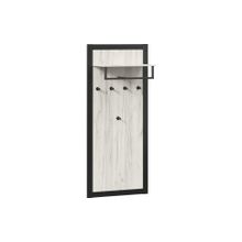 Алмаз. Любимый дом Техно Вешалка (Дуб Крафт белый Чёрный)