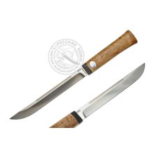 Нож Бурятский средний (сталь 95Х18), карельская береза, компания АИР