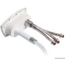 Osculati New Edge shower box chromed PVC hose 2.5 m Rear shower outlet, 15.257.30