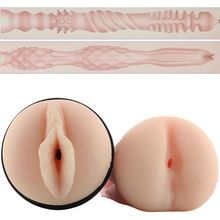 Pornstar Pussy Мастурбатор PORNSTAR с 2 рукавами - анусом Jada Stevens и вагиной Jayden Cole