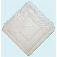 Золотой гусь зимний на выписку Сатин-жаккард молочного цвета