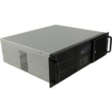 Корпус   Server Case 3U Procase   GM338-B-0  Black, ATX,  без  БП,  LCD display