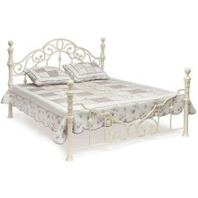 Tetchair Кровать металлическая VICTORIA, Античный белый (Antique White)