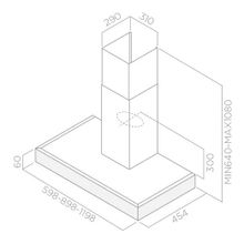 ELICA TOP SENSE IXBL F 90