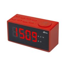 Радиобудильник RITMIX RRC-1212 RED. ЖК дисплей 1