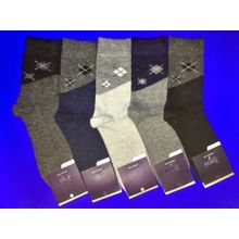 Носки мужские теплые из ангоры с шерстью Зувей