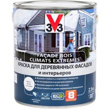 V33 Facade Bois Climats Extremes 2.5 л белая