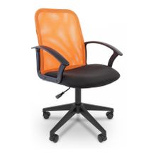 Кресло компьютерное Chairman 615 черный оранжевый