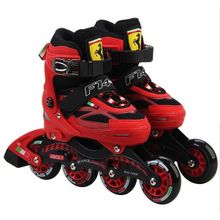 Mesuca Роликовые коньки раздвижные Ferrari FS4 красные