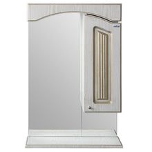 Mixline Зеркало-шкаф Крит 55 патина золото