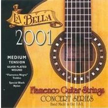 2001FM 2001 Flamenco Medium Tension Комплект струн для классической гитары La Bella