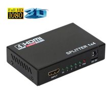 Разветвитель Orient    HSP0104N    HDMI Splitter (1in -  4out, 1.4) + б.п.