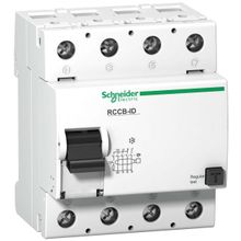 Выключатель дифференциальный (УЗО) ID 4п 125А 100мА тип AC | код. 16906 | Schneider Electric