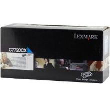 Тонер-картридж LEXMARK C772 (голубой, 15 000 стр, RP) C7720CX