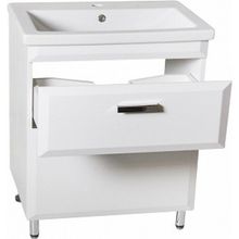 Мебель для ванной Style Line Лотос 70 Люкс Plus напольная, белая