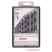 Bosch Набор 8 спиральных сверл по дереву Robust Line (2607010533 , 2.607.010.533)