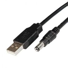 Кабель питания USB Am=>штекер 5.5x2.1 мм - 1 м, Premier (5-923)