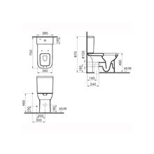 VitrA 5293B003-0845, S 20, для инвалидов