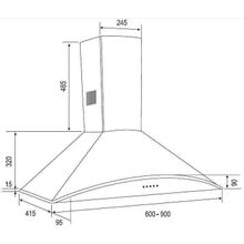 Каминная вытяжка Kuppersberg KATRINA 60 X 4PB