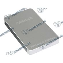 Контейнер ORIENT "2568 U3" для 2.5" SATA HDD, серебр. (USB3.0) [135293]