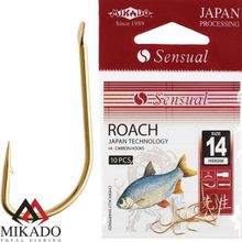 Крючки Mikado SENSUAL - ROACH № 8 NI (с лопаткой) ( 10 шт.)