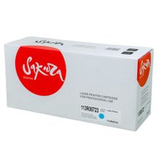 Картридж SAKURA 113R00723 для Xerox P6180, синий, 6000 к.