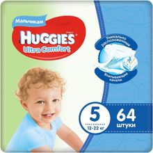 Huggies Ultra Comfort 64 подгузника в пачке 12 22 кг