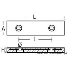 Osculati Bolting anode 4250 g, 43.920.04