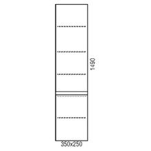 Шкаф-пенал Aqwella 5 stars Escape П35 L