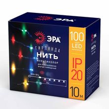 ЭРА Светодиодная гирлянда ЭРА нить 220V мультиколор ENIN -10NM Б0047965 ID - 236349