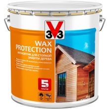 V33 Wax Protection 9 л темный дуб