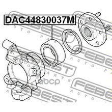 Подшипник Ступицы Колеса | Перед Прав Лев | Land Rover Freelander Ii 2006-2014 44*82.5*37 Мм Febest арт. DAC44830037M