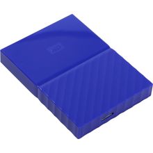 Накопитель   WD   WDBBEX0010BBL-EEUE   My Passport 1Tb Blue EXT (RTL) 2.5"