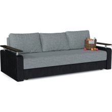 Смарт Диван прямой Марракеш Блэк Эко еврокнижка