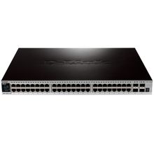 Коммутатор d-link dgs-3620-52p 48-ports poe 10 100 1000base-t l3 stack manag swi with 4-ports sfp+