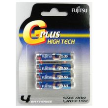 Батарейка LR03 Fujitsu LR03G(4B) GPlus тип ААA 4 шт блистер 82718