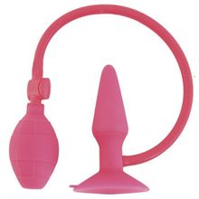 ToyFa Надувная анальная втулка POPO Pleasure розового цвета - 10 см.