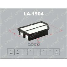 Фильтр Воздушный Hyundai Elantra (Md) 1.6, 1.8 07 11 Hyundai I30 Ii 1.4, 1.6 01 12 Hyundai Ix35 2.0, 2.0 Crdi 03 10 Kia CeeD Ii   Pro_ceeD Ii 1.6, 1.6 Gdi 05 12 Kia Sportage Iii (Sl) 2.0, 2.0 Crdi 09 10 LYNXauto арт. LA1904