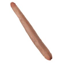 Pipedream Двусторонний кофейный дилдо 16  Tapered Double Dildo - 40,6 см. (кофейный)