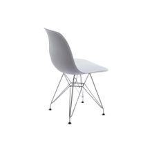 Tetchair Стул CINDY IRON CHAIR (EAMES) (mod. 002), белый 4 штуки