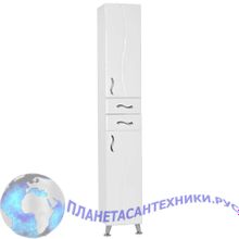 Пенал для ванны Акватон ДИОНИС белый 1A122203DS01R правый