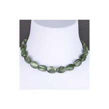 Бусики-Колечки Бусы Серафинит "Кэтти" арт.НФС-11(15-20)-42-1