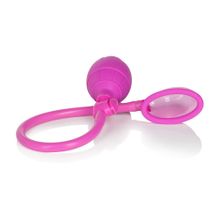 Розовая помпа для клитора Mini Silicone Clitoral Pump Розовый